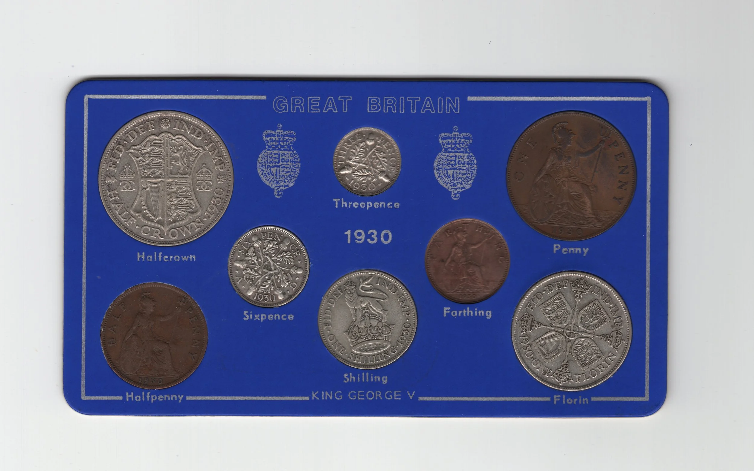Annual Card Coin Collection 1930 front