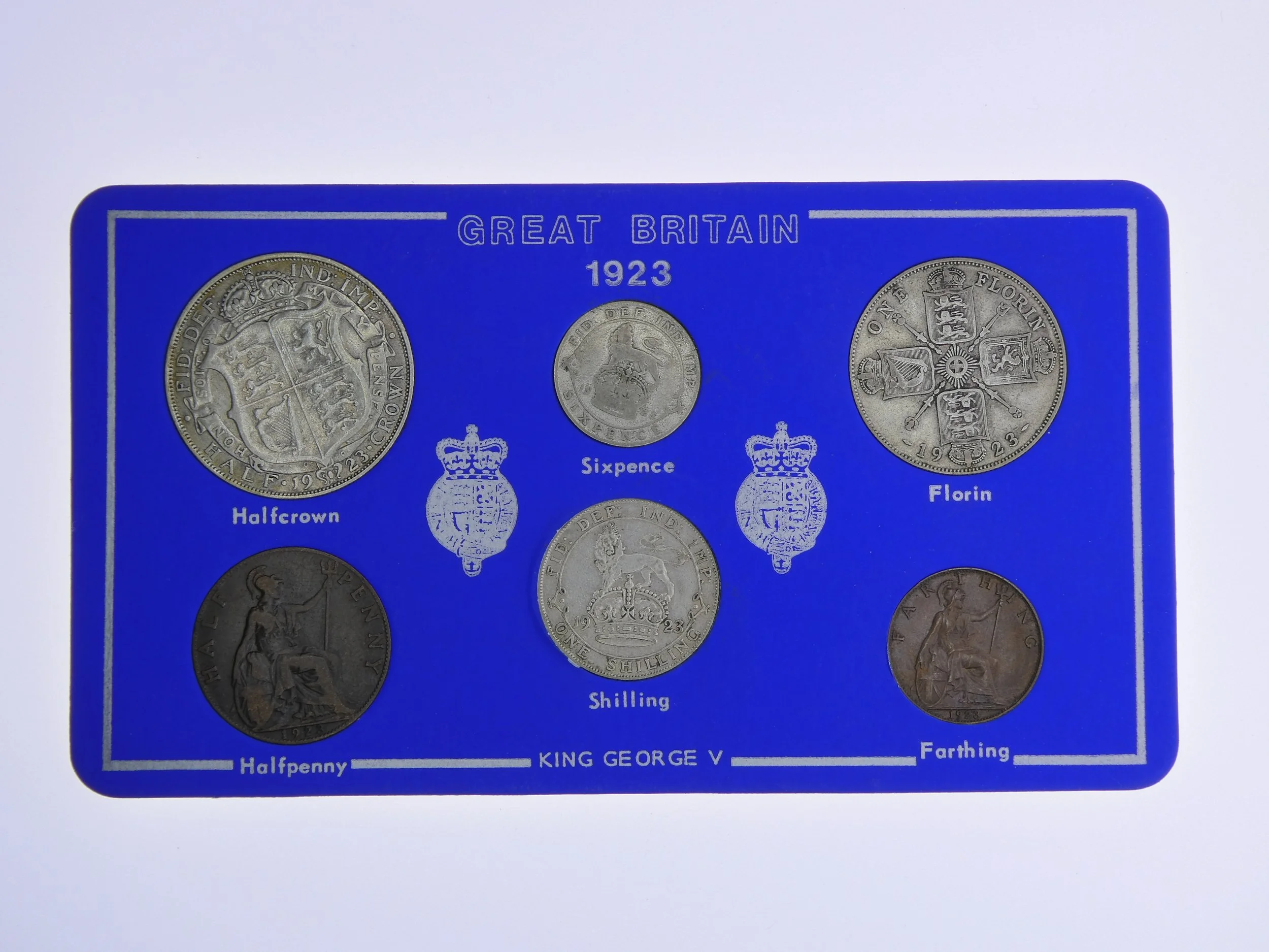 Annual Card Coin Collection 1923 front