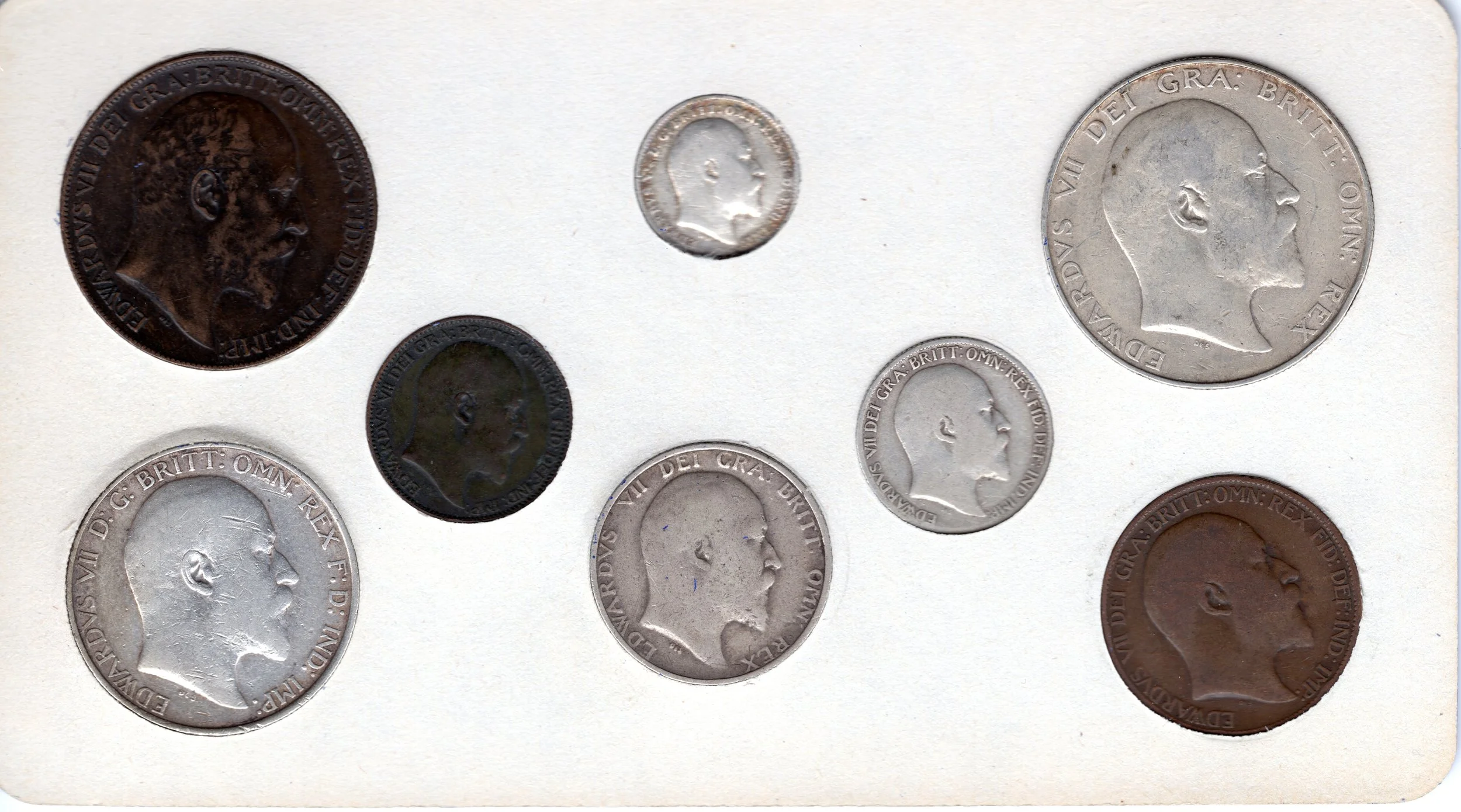 Annual Card Coin Collection 1910 rear