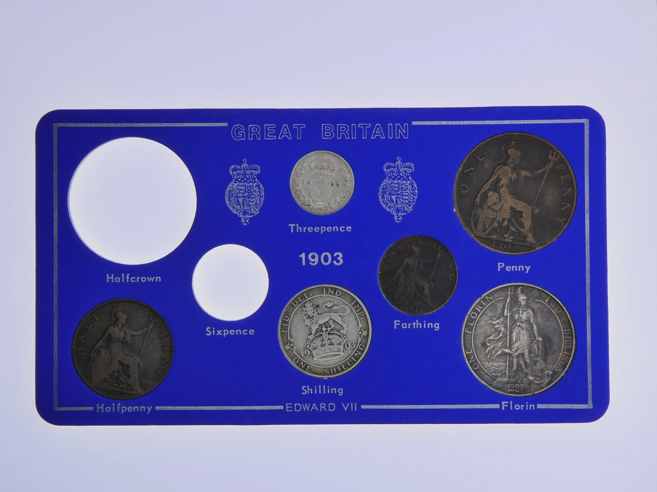 Annual Card Coin Collection 1903 front