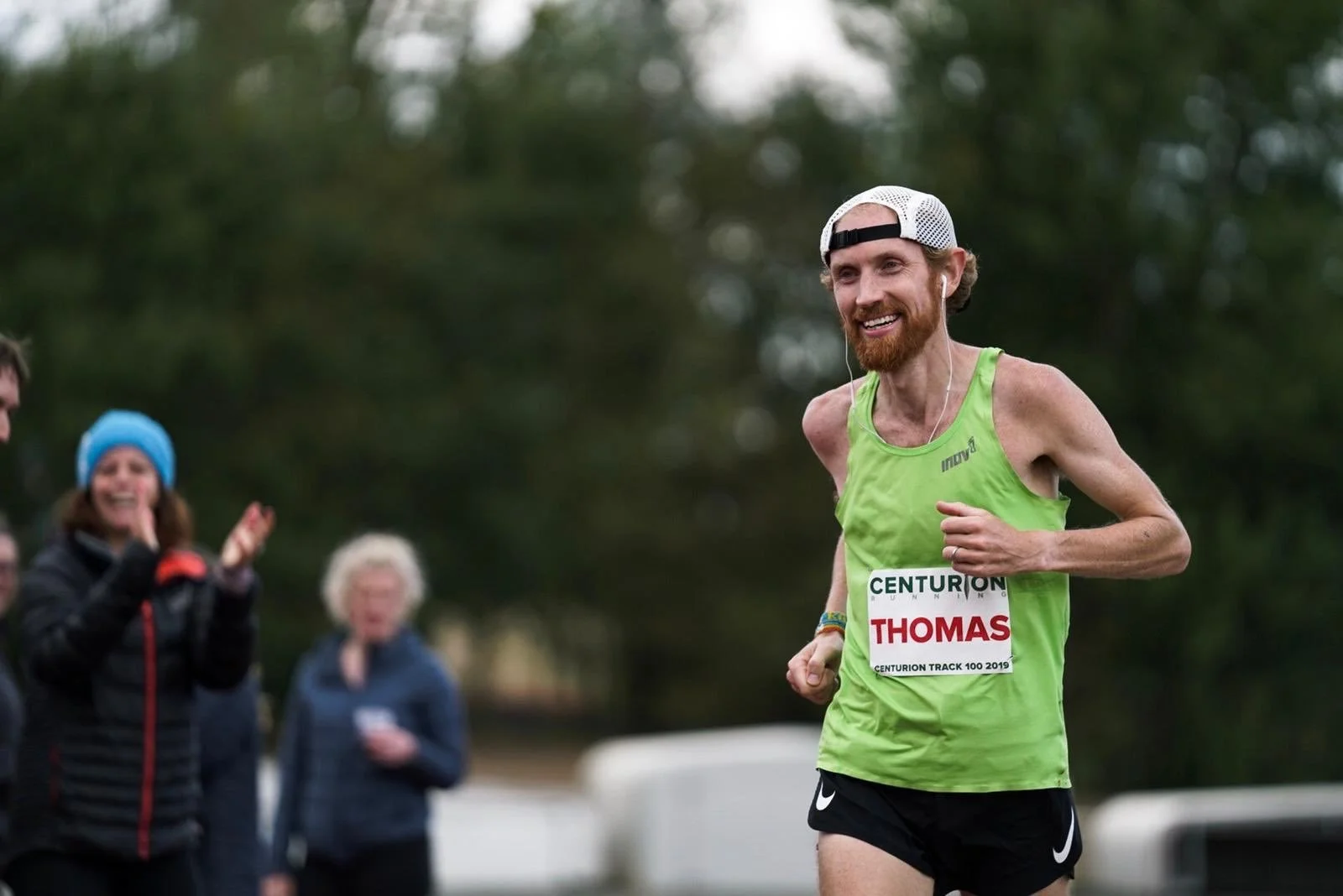 Tom Payn running during the Centurion Track 100