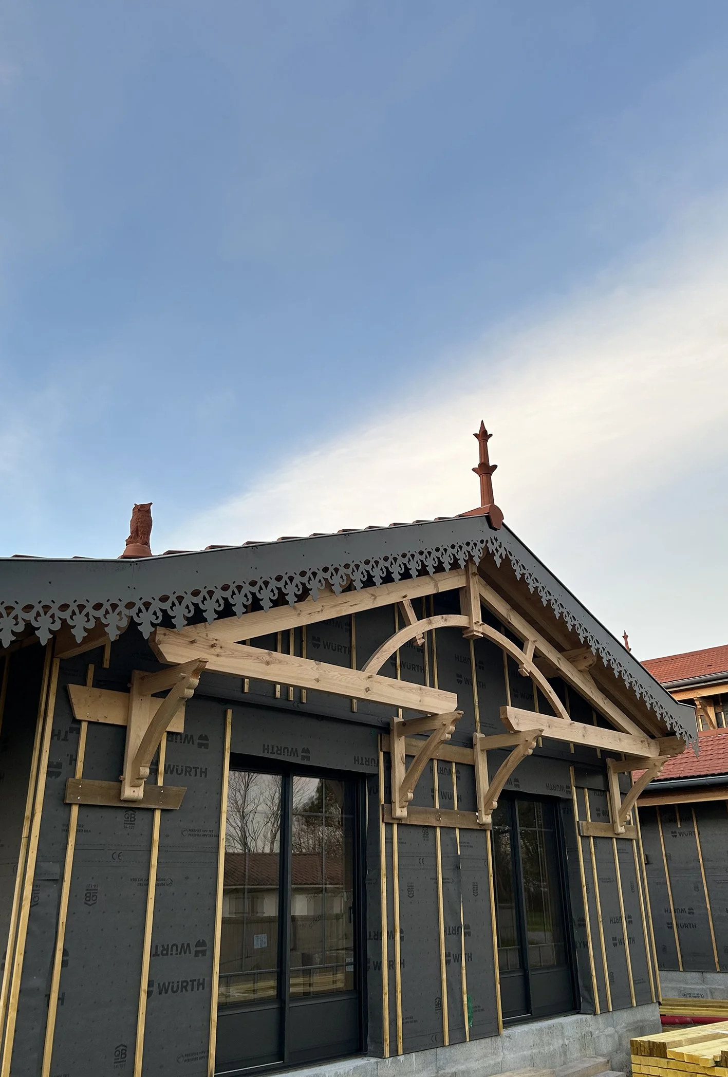 Maison bois au Porge par Guidi construction bois charpentier du Bassin 