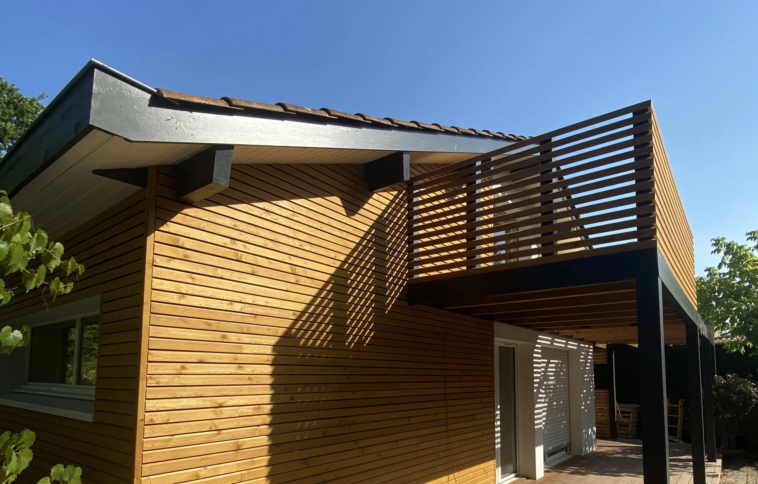 BARDAGE PERGOLA TERRASSE - Andernos