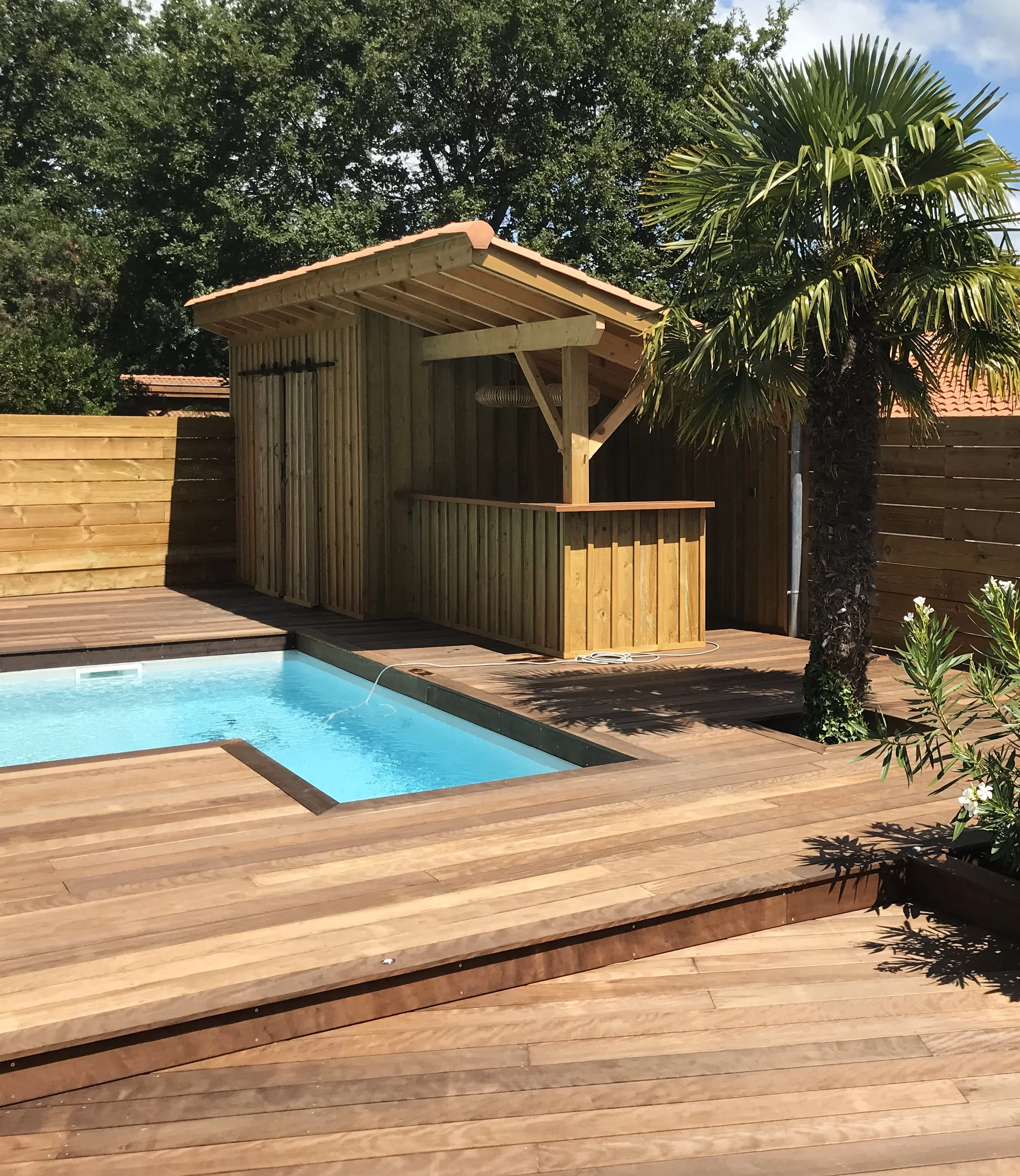 TERRASSE PERGOLA POOL HOUSE - Andernos