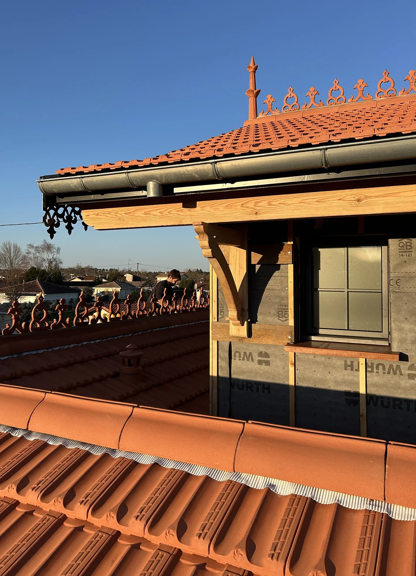 Maison traditionnelle réalisée par un charpentier Guidi construction 