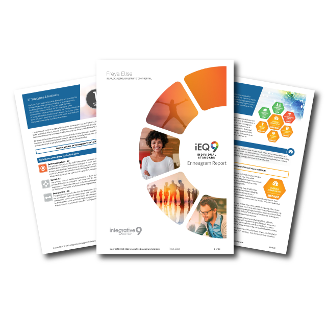 Preview of the iEQ9 Individual Enneagram Report used in coaching to support self-awareness and personal growth.