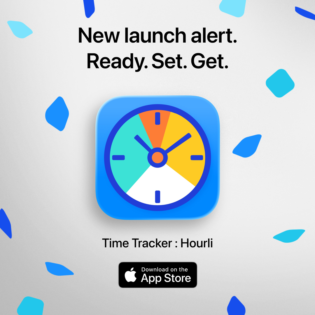 Image featuring new launch of Time Tracker : Hourli