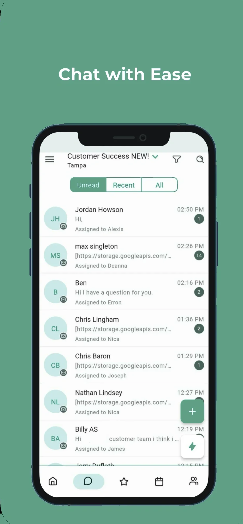 Streamwise app chat with customers with ease