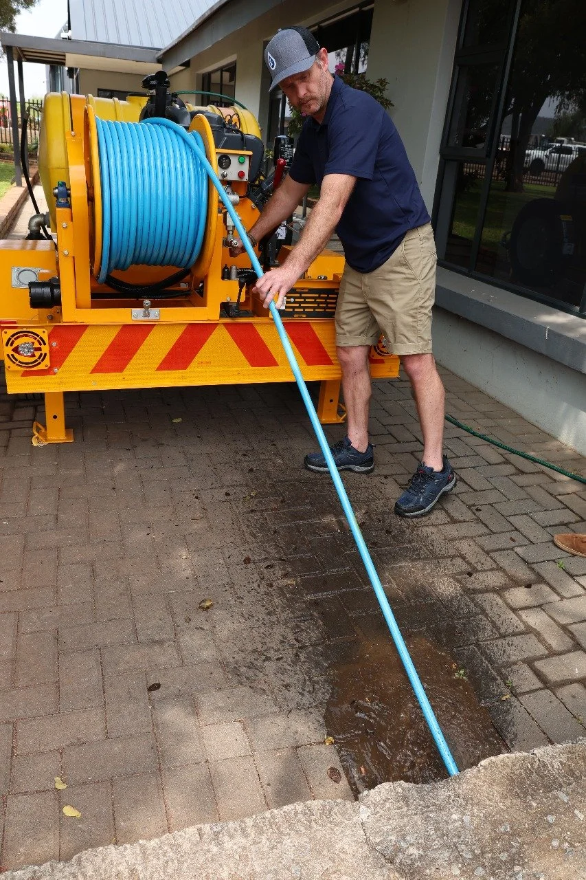 Blocked drain? Get it FLOWING with FlowTech Plumbing Drain Jetting💦🛠