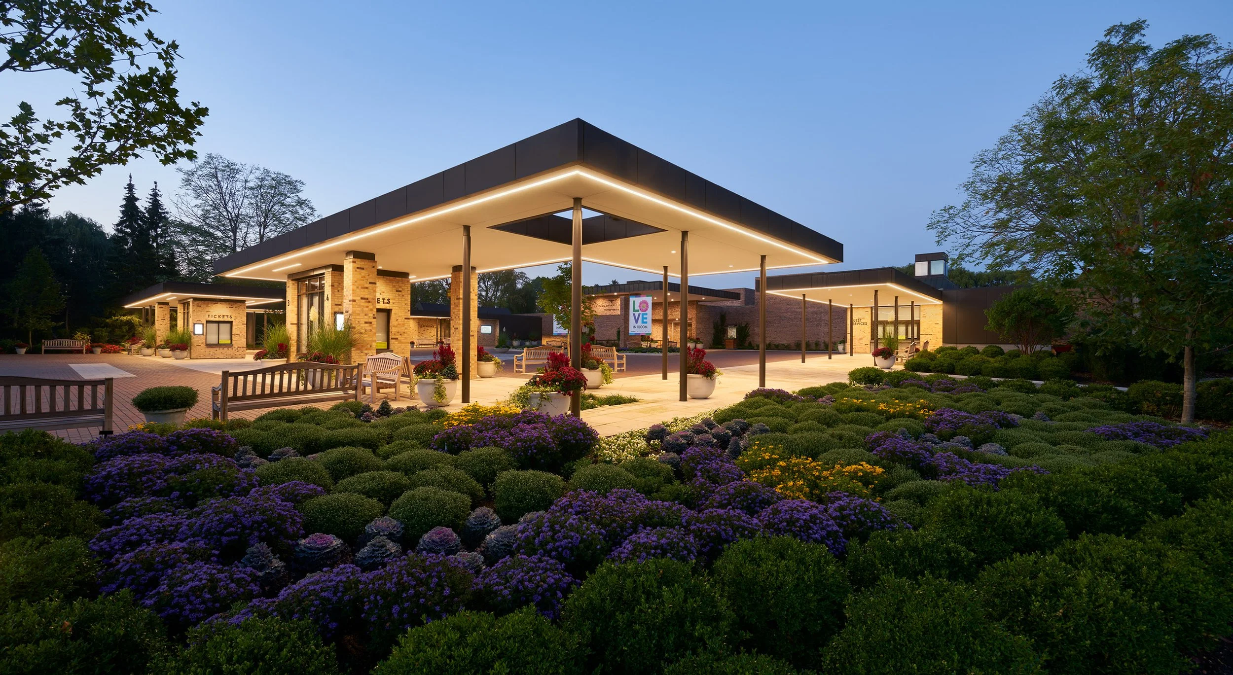 Chicago Botanic Garden, Welcome Plaza, Glencoe, IL
- Photo Credit: Chris Barrett