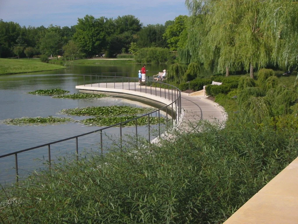 Chicago Botanic Garden, Esplanade Lake Walk, Glencoe, IL