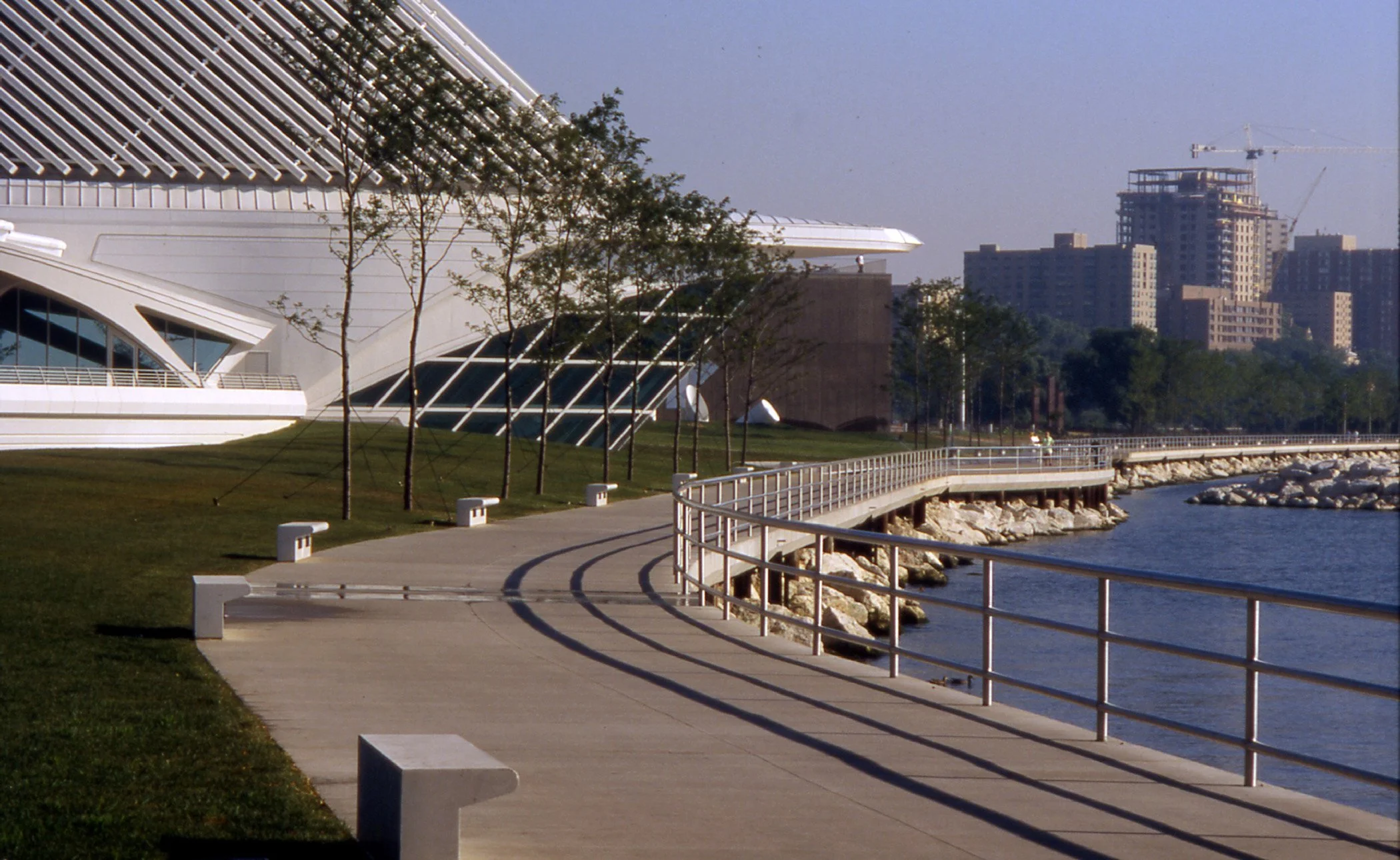 Lake Michigan view north at prow plaza.JPG