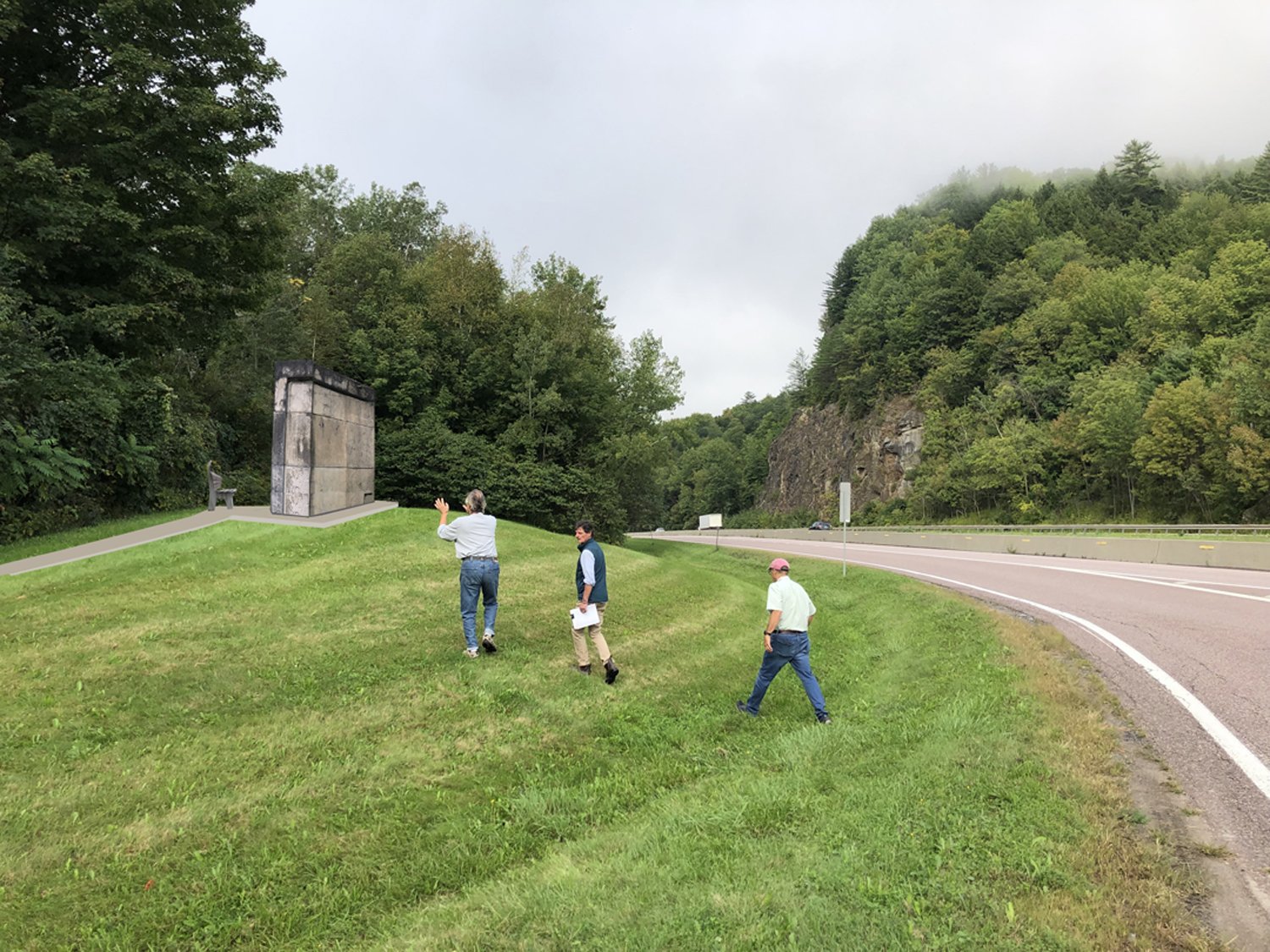 Artur Dieter Trantenroth, Bochum, Germany. "Untitled". Rendering of proposed relocation.