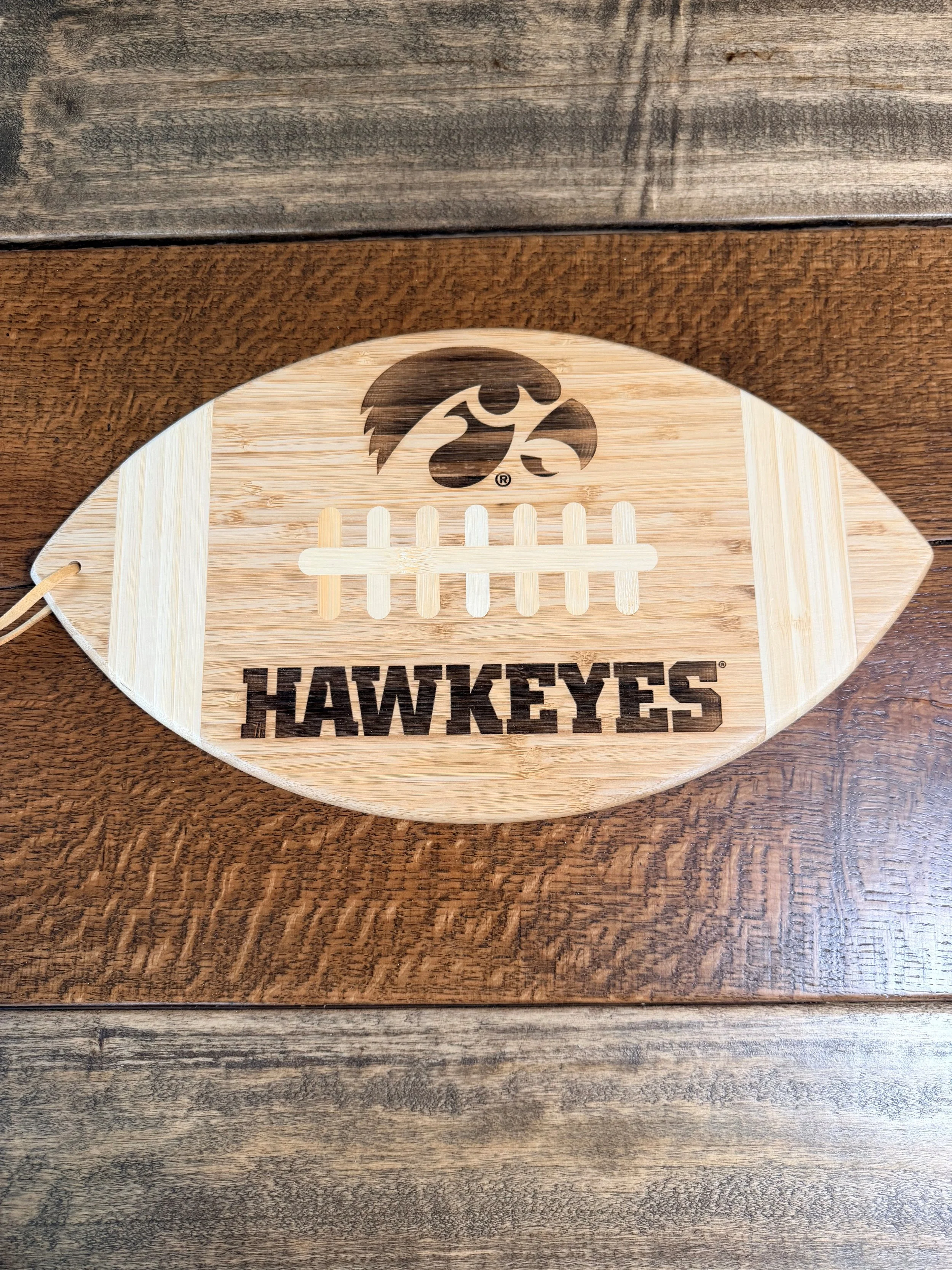 Iowa Hawkeye Football "Home" Cutting Board