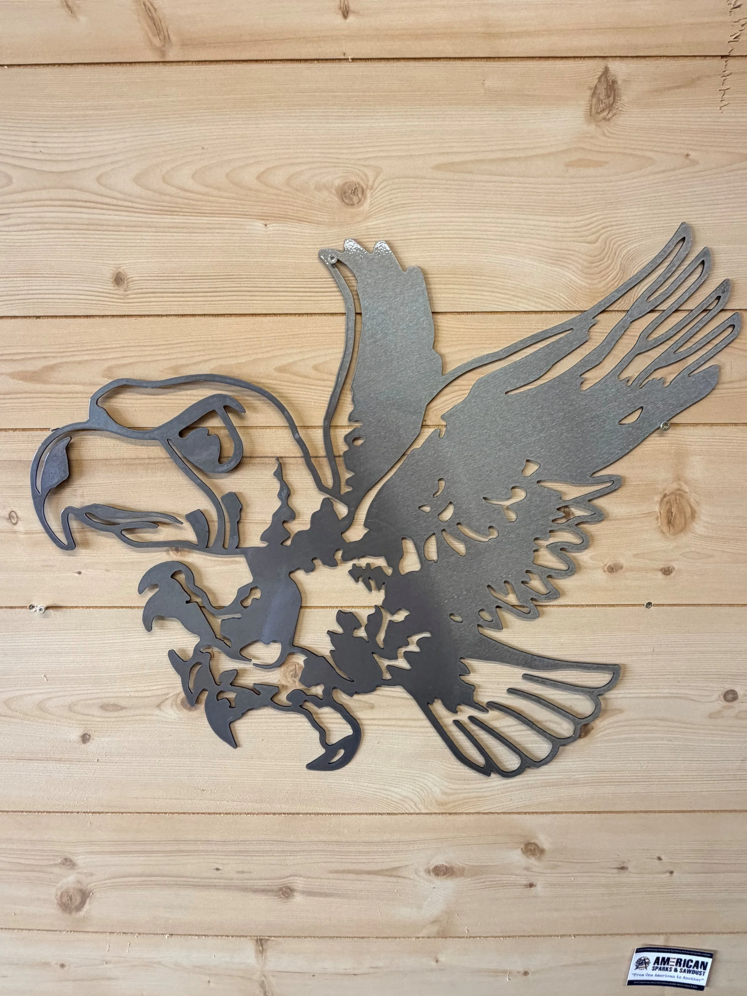 Iowa Hawkeye Metal Wall Decor- Bird of Prey