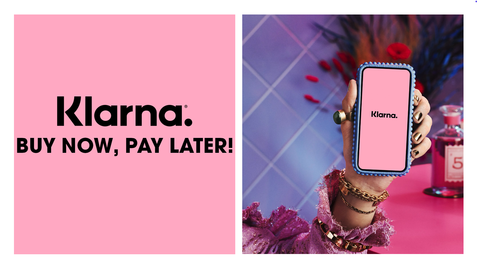 Et bilde av Klarna-reklame