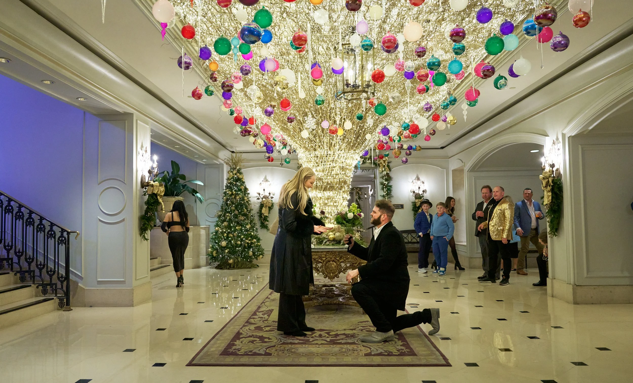 A New Year’s Eve Engagement Proposal at The Ritz-Carlton Hotel