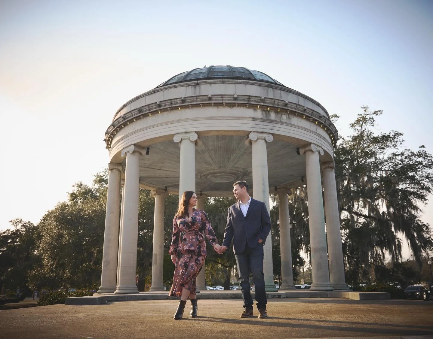 Engagement sessions in New Orleans just bring a romantic feel to the air.  #engagementphotographer