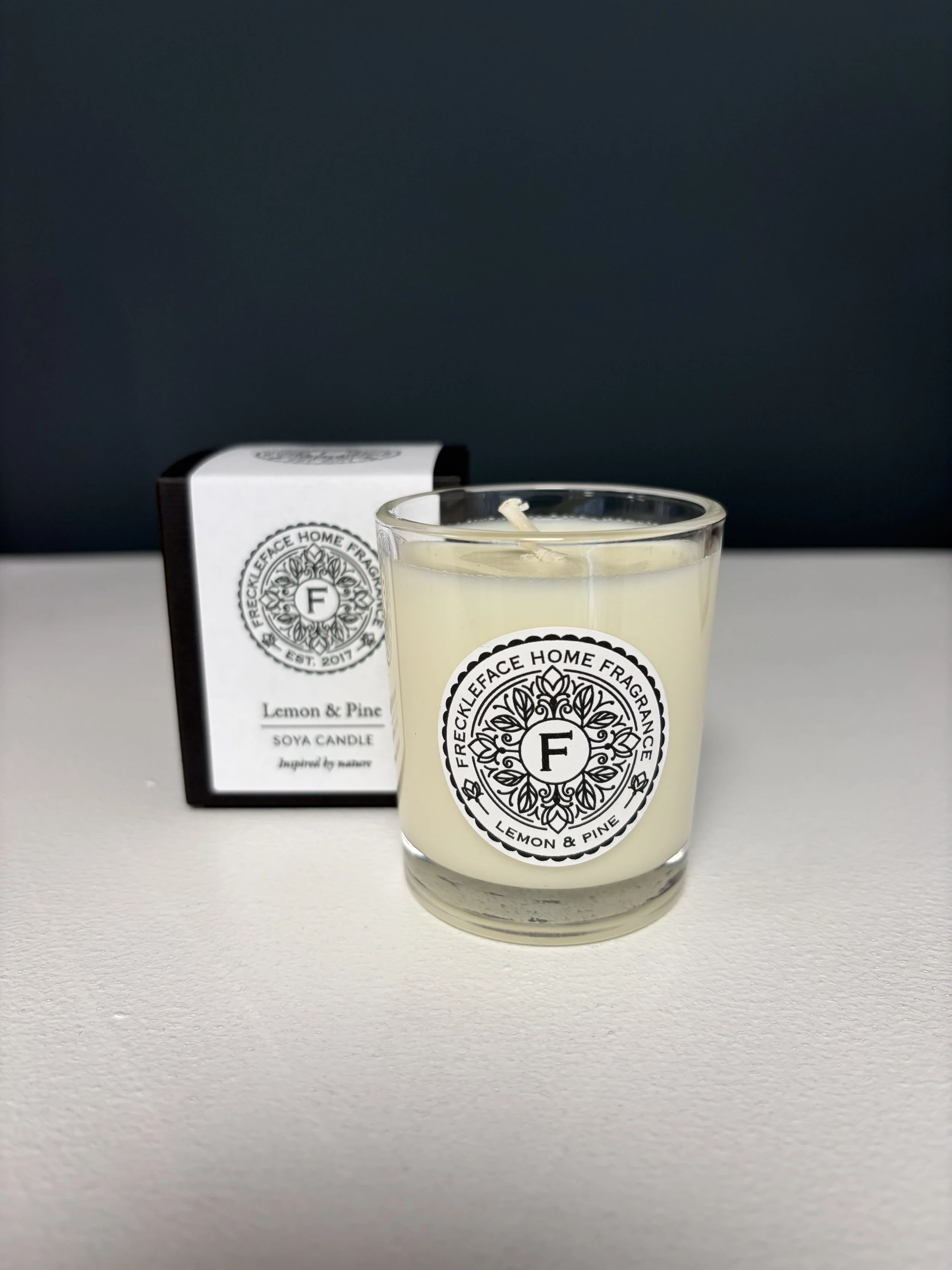 Freckleface Home Fragrance Mini Candle | Lemon & Pine