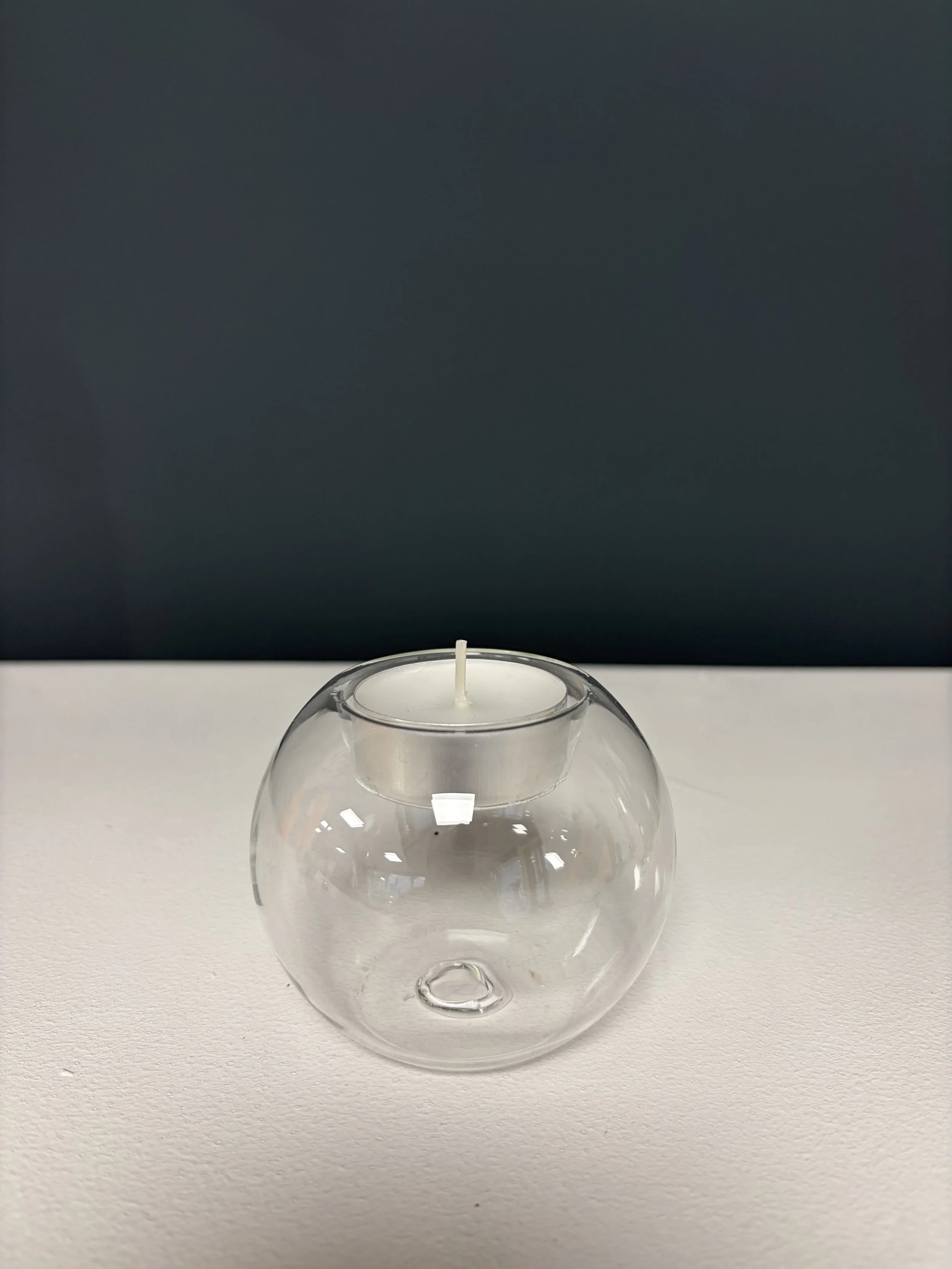 Glass Tea Light Candle