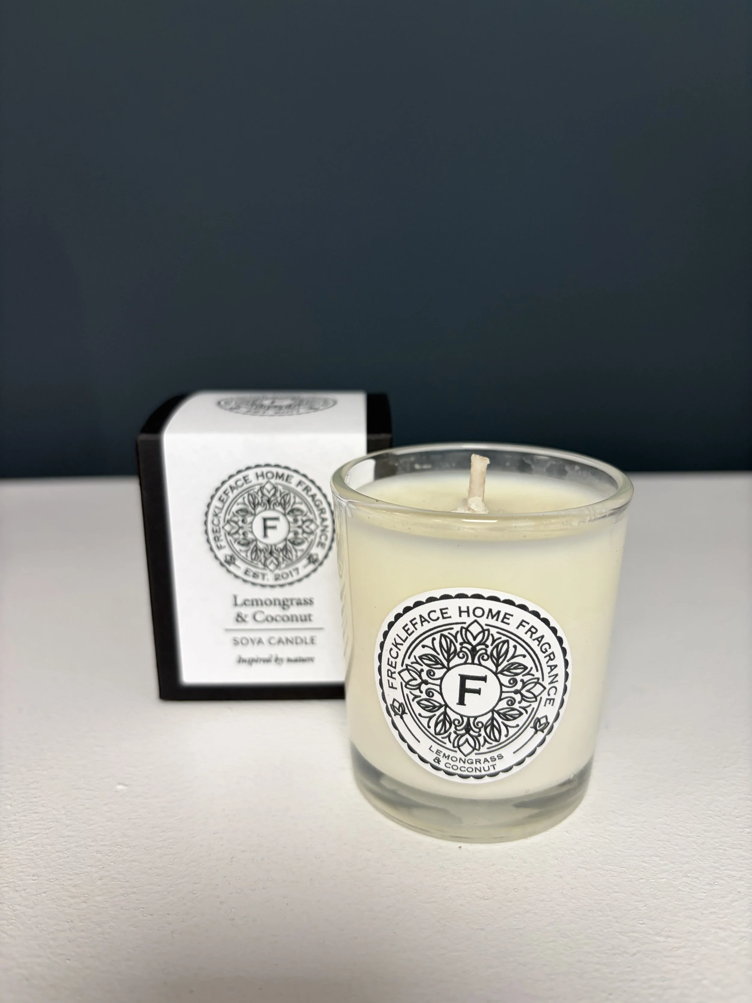 Freckleface Home Fragrance Mini Candle | Lemongrass & Coconut