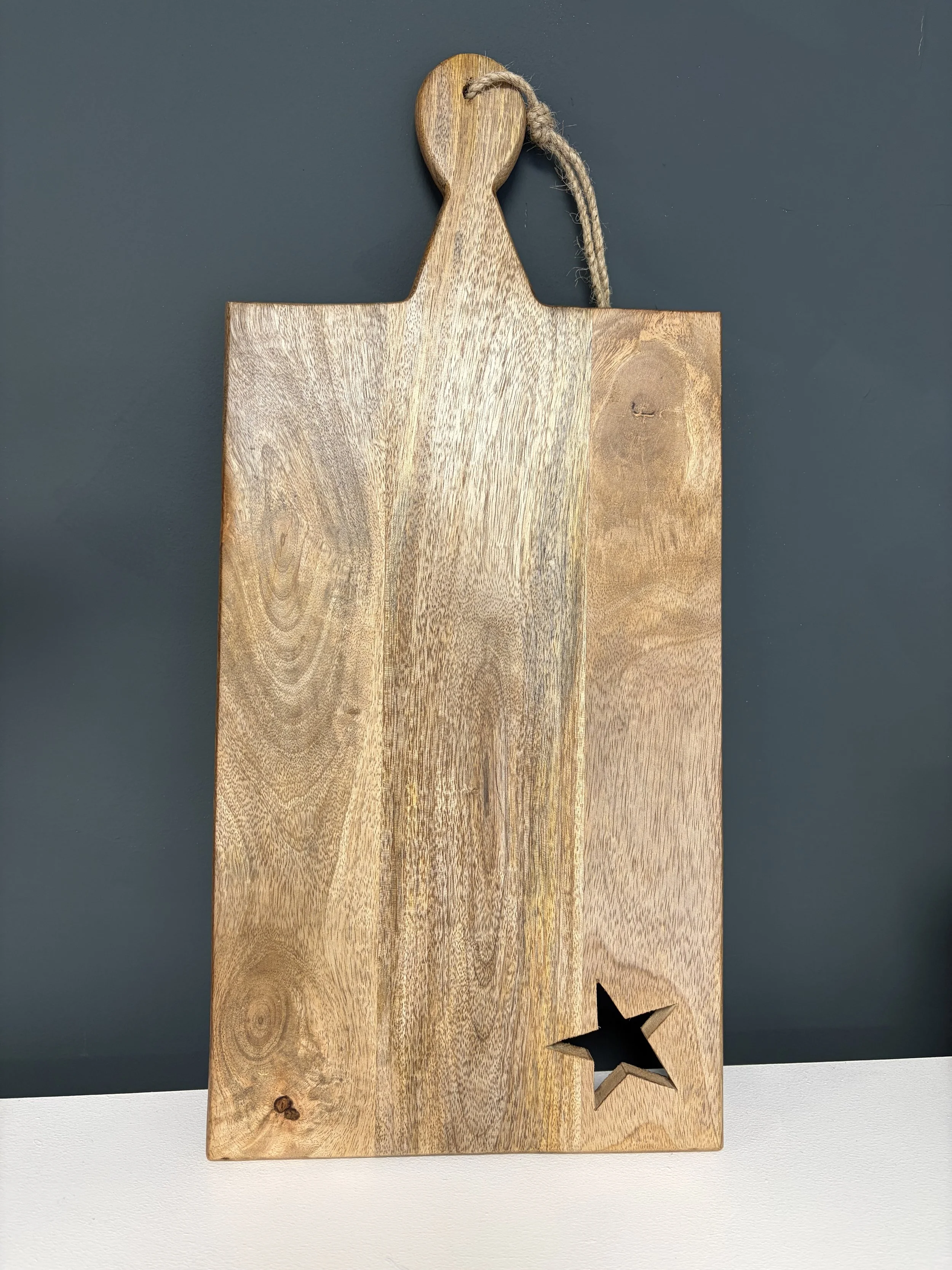 Wooden Cut Out Star Chopping Board | 49cm
