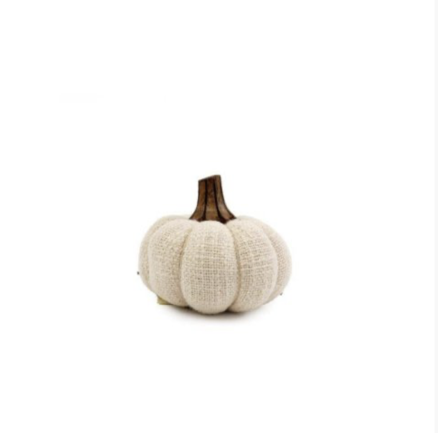 Small Cotton Pumpkin Deco