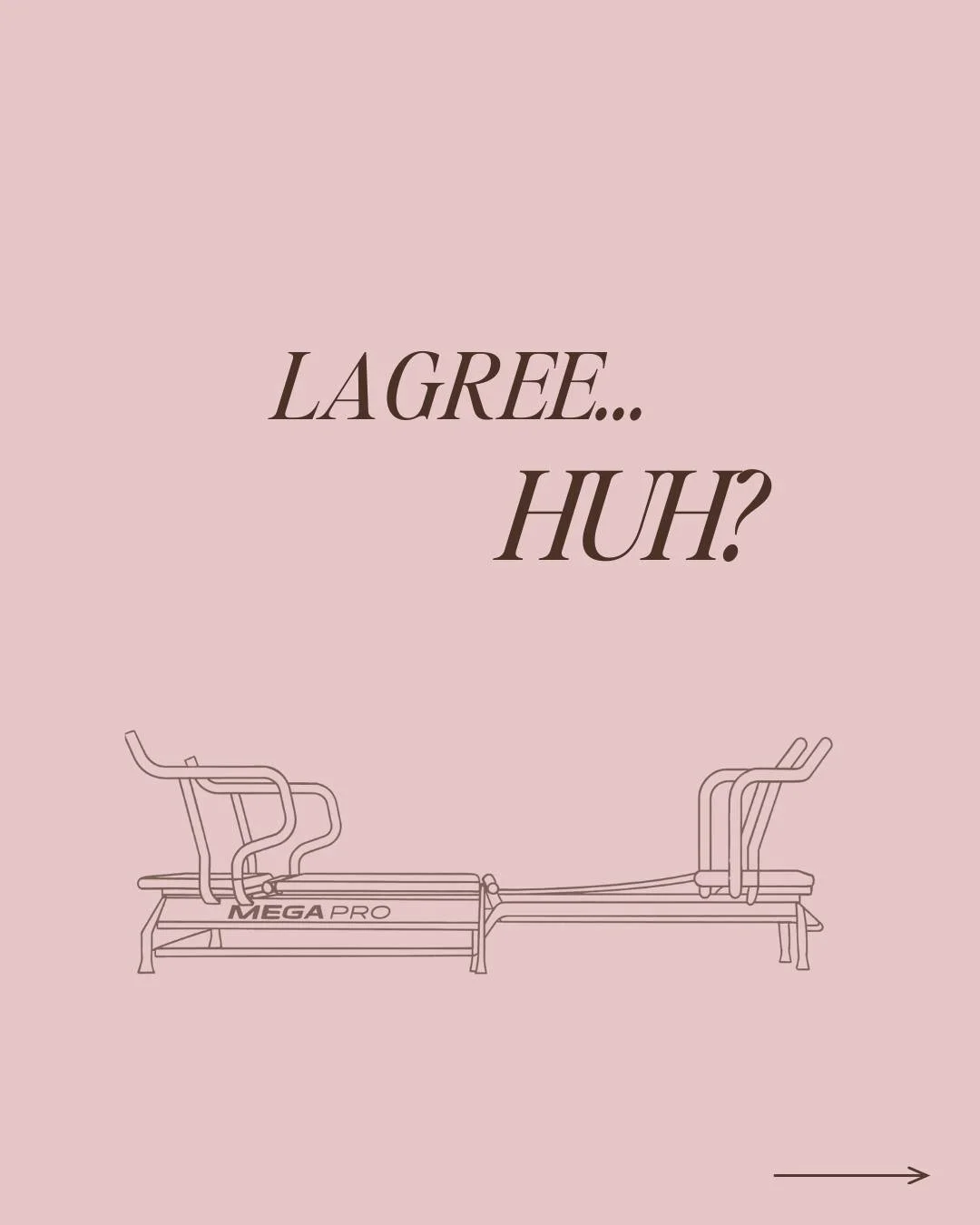 Lagree is a high-intensity, low-impact method designed to build strength, endurance and control through deliberate movement and constant muscular tension.

Instead of fast transitions or high reps, you&rsquo;ll move slow with a strong focus on alignm