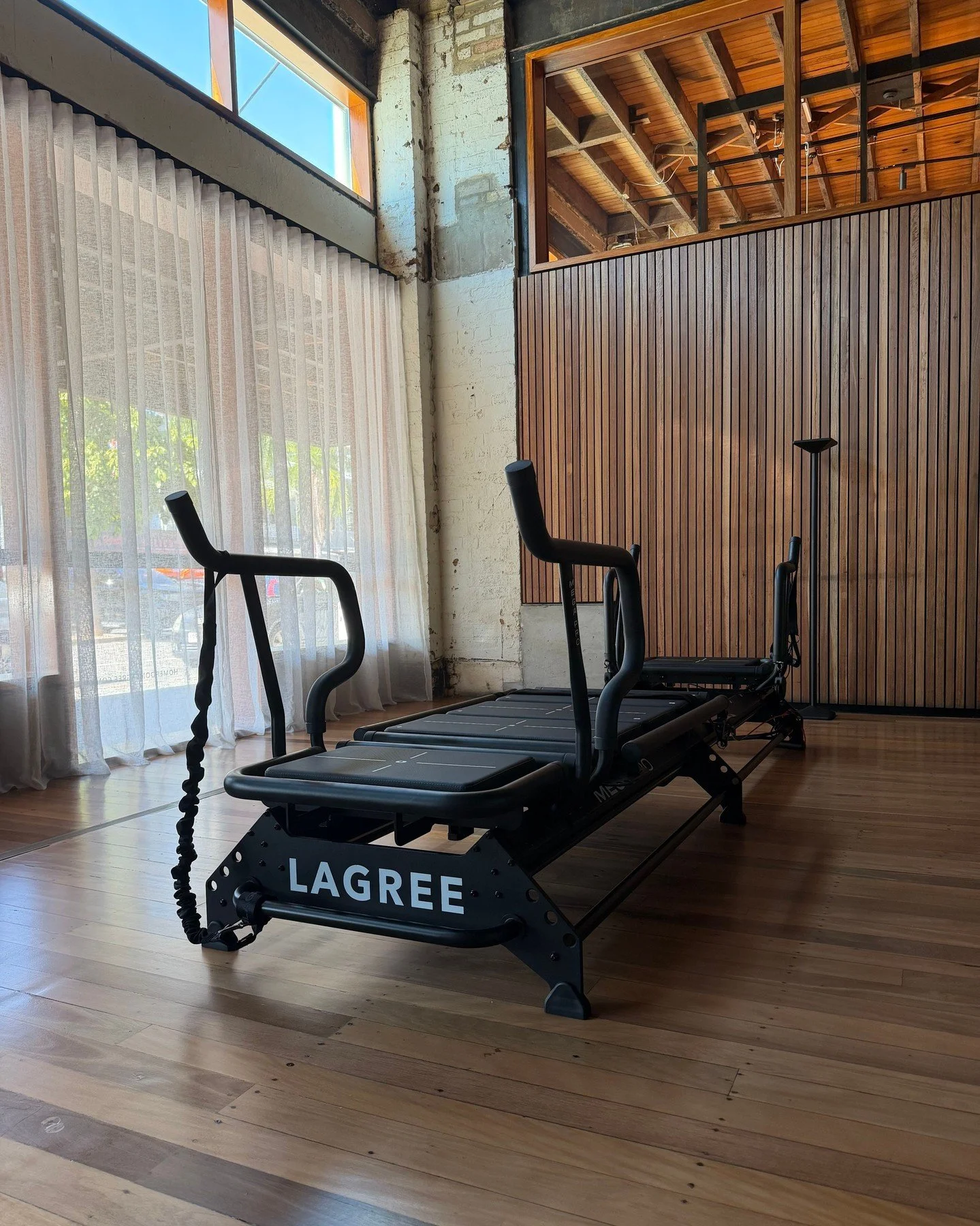 that thing you're looking at is called a megaformer. yes, it's insane. and yes, you will love it.

welcome to lagree, kids: a full-body workout built on slow, controlled movement under constant tension. 

low impact | anti-inflammatory | wildly effec