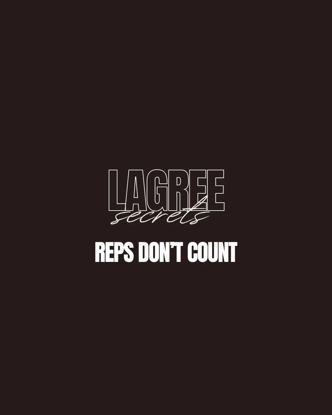 as you know, homeroom is the kind of class with no exams. which is entirely unrelated to why we never count your reps 🤓 

we count seconds (roughly). lagree is so effective because of its reliance on time under tension to fatigue slow twitch muscle 
