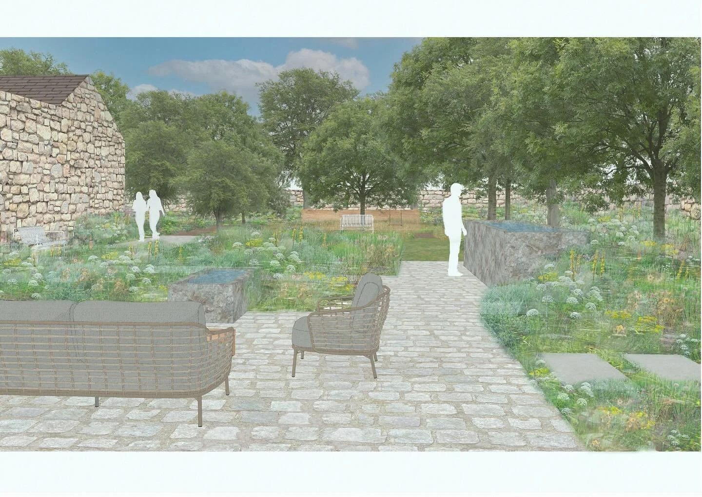 A family garden in North Yorkshire

The clients love the outdoors and wanted a design that would allow them to enjoy every part of their garden. The layout includes a large dining terrace for entertaining family and friends, as well as smaller, more 
