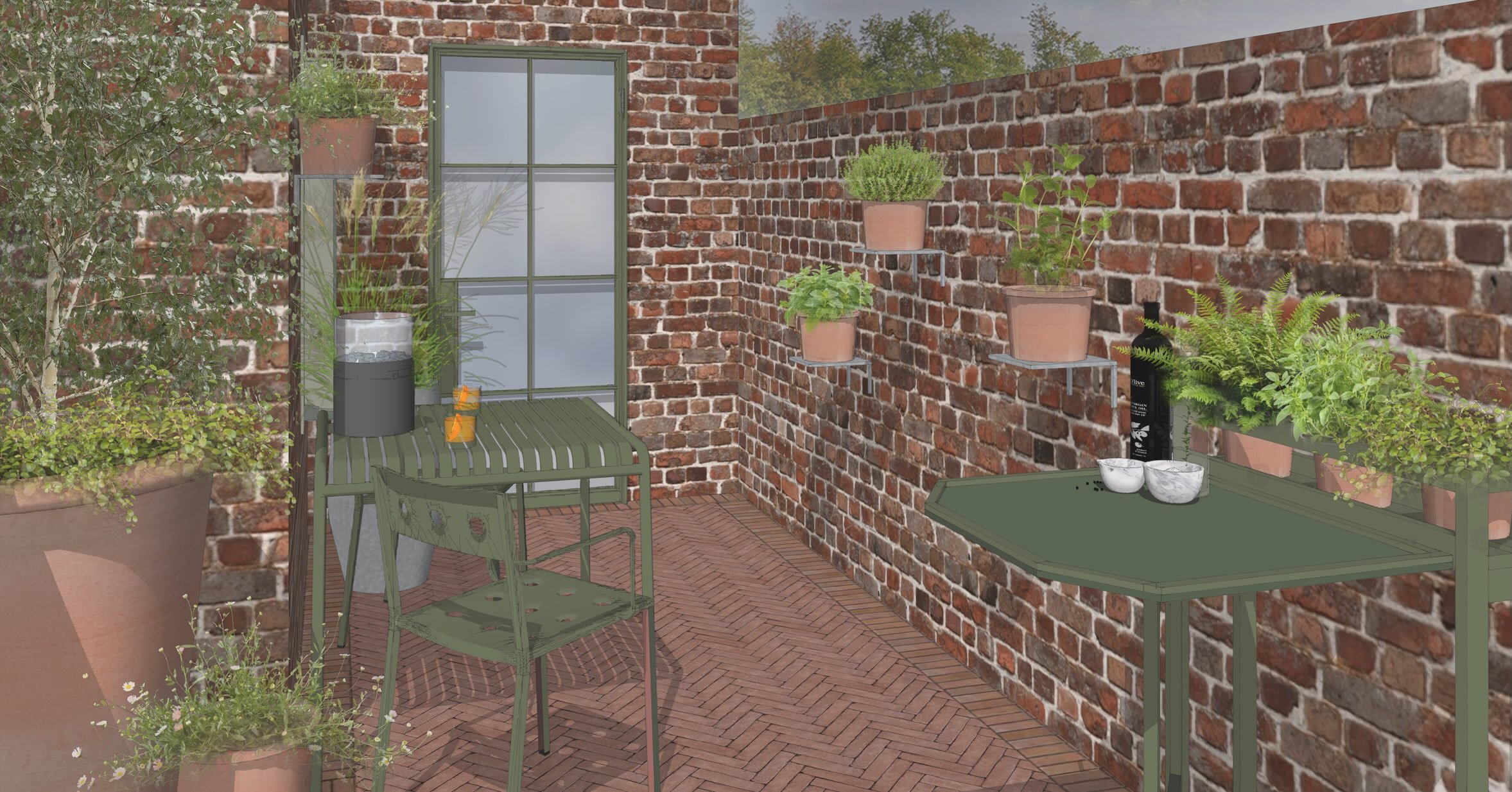 Tiny Courtyard Garden | York

A few visuals from a new project in York that sees the transformation of a cold, uninviting yard into a warm, lush container garden 🌿