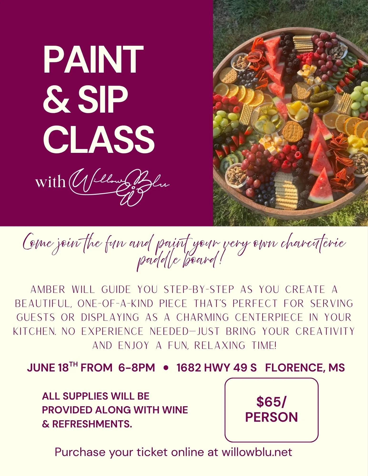 Paint and Sip Class