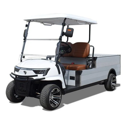 white carry cart opened rear box