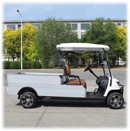 white carry cart opened rear box