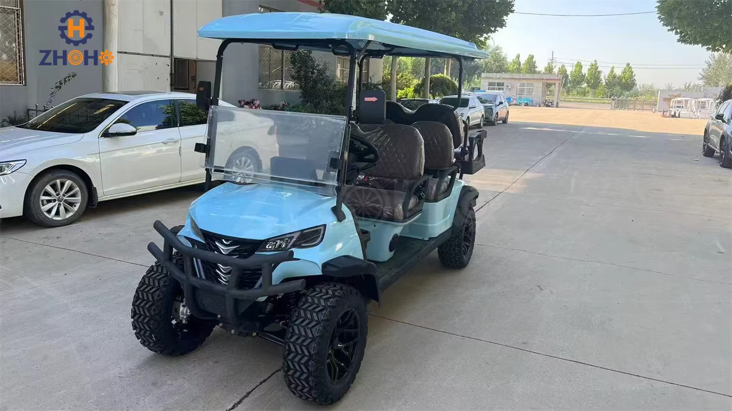 Bule golf cart 4 seats