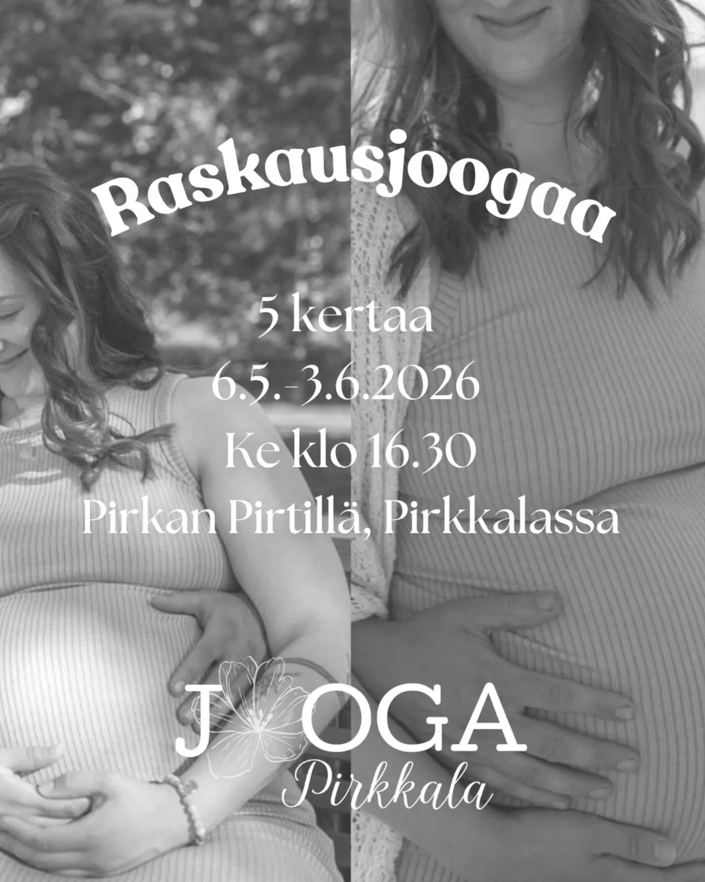 RASKAUSJOOGAA VIEL&Auml; 5 KERTAA LOPPUKEV&Auml;&Auml;KSI 😍

Haluatko oppia hengitt&auml;m&auml;&auml;n syvemmin, olemaan tietoisempi kehostasi raskausaikana ja valmistautumaan synnytykseen lempe&auml;sti ja luottamusta vahvistaen? 🤍

Raskausjooga 