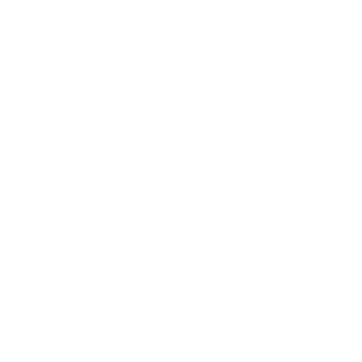 Recycling symbol with three black arrows forming a triangle on a black background.