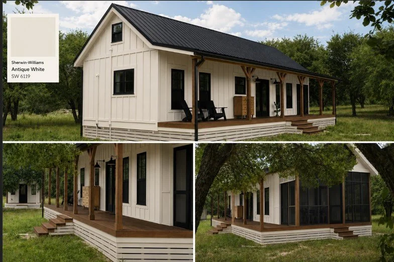 Oh just building a house&hellip;. Antique White or Sage?
