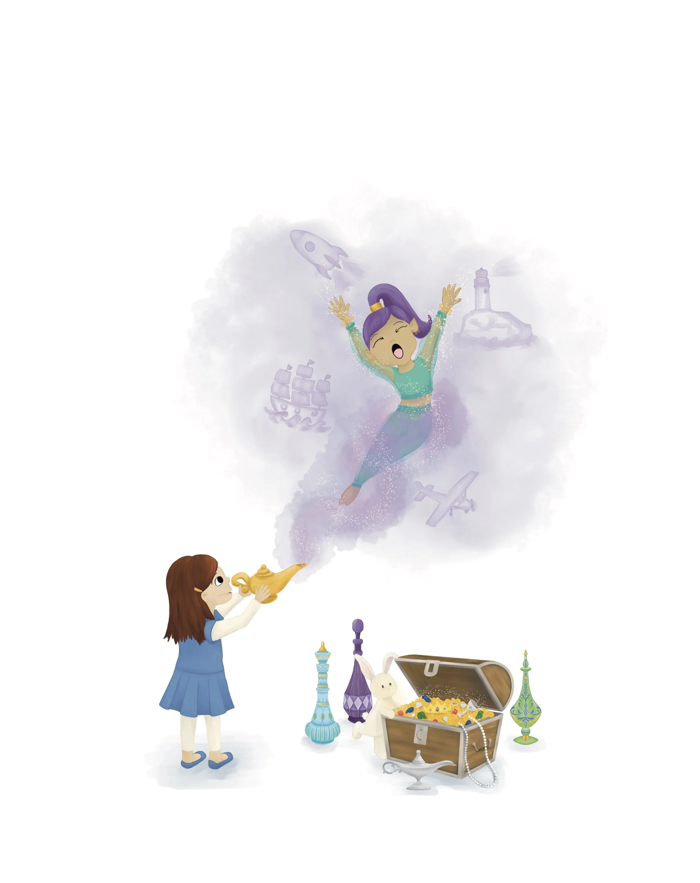 Maybe you're friends with a genie granting a wish.