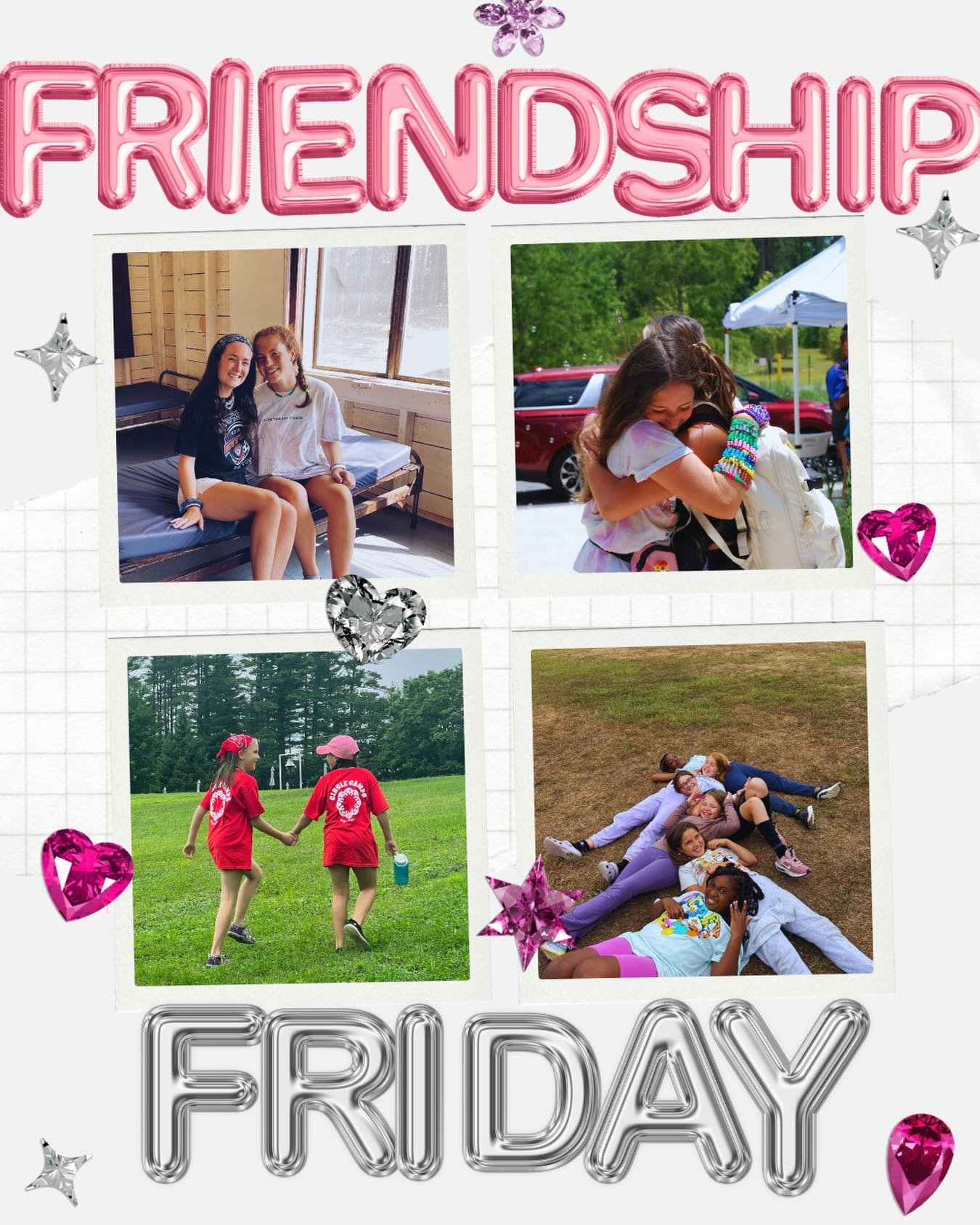 Happy International Friendship Month! 🫂🌎

This month we will be celebrating the incredible friendships made at camp. Every Friday, we&rsquo;ll be sharing our friends that make camp feel like home! 🫶🏻🏕️

#FriendshipFriday