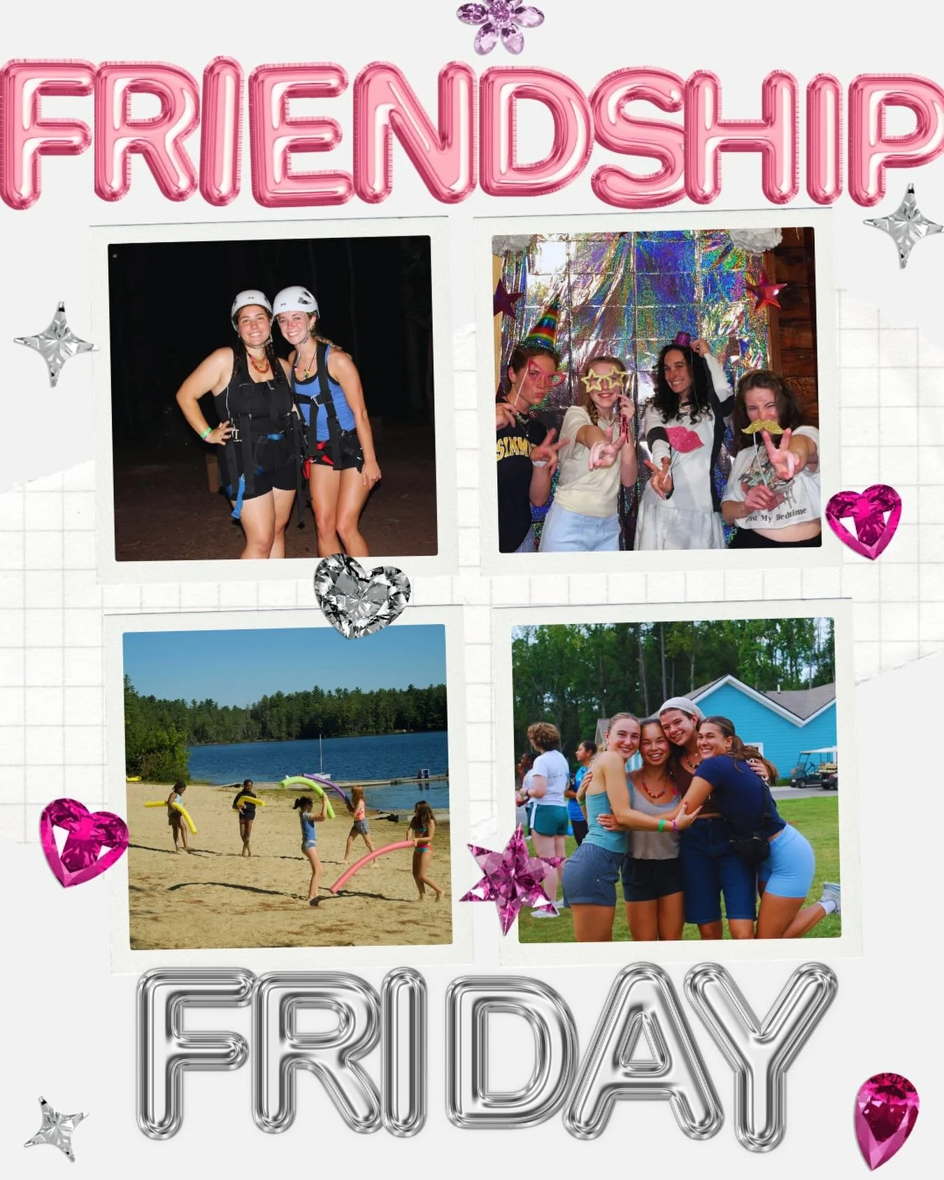 It&rsquo;s the last Friendship Friday! We loved looking back at old photos to reminisce on memories of camp. 📸💚🏕️

If you want to be find friendships like these, visit the link in our bio to come to camp! 

#FriendshipFriday