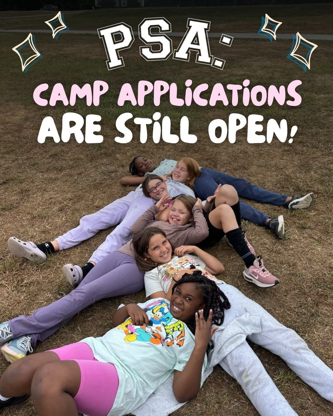 Camp applications are still OPEN. 🏕️ Pass it on!

Swimming. Campfire songs. Friendship bracelets. The best week of summer &mdash; for campers ages 8-15 who've had a parent die. Circle Camps is completely free, and applications are open right now (un