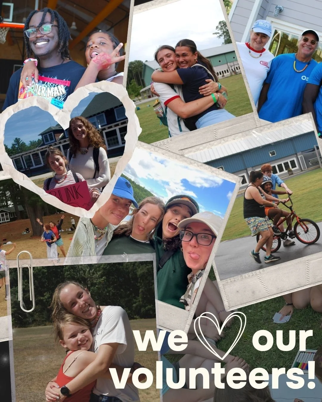 It's Volunteer Appreciation Month and we have A LOT to say. 💚

Camp isn't camp without our incredible volunteers! They learn every camp song (yes, ALL of them). They master the dining hall chants. They stay up too late at cabin night and wake up ear