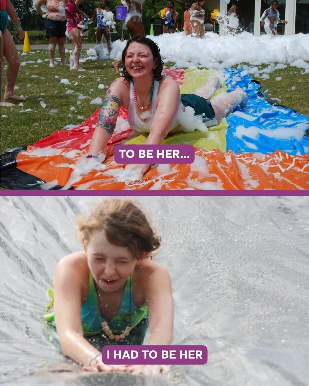 To be her... 
They had to be her first. 

We never want a camper to need Circle. But we are so glad they have it. 💚

No kid should have to experience the death of a parent. We wish every single camper who joins us at our camps didn't need to be ther