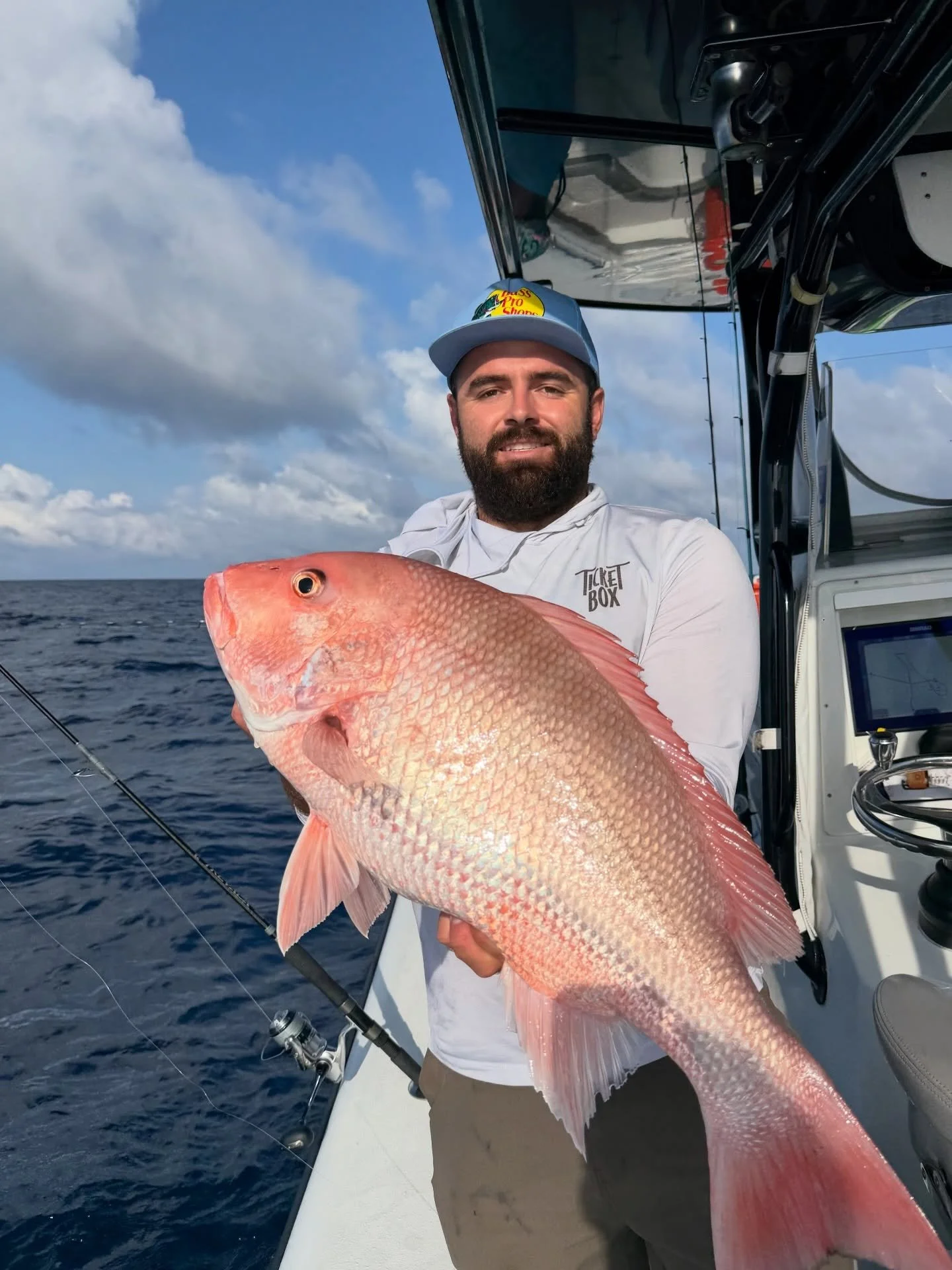 Red snapper season is around the corner! Come book a trip and fill your freezer for the summer!  #onlyinayellowfin #johnspass #offshorefishing #tampabay #redsnapper