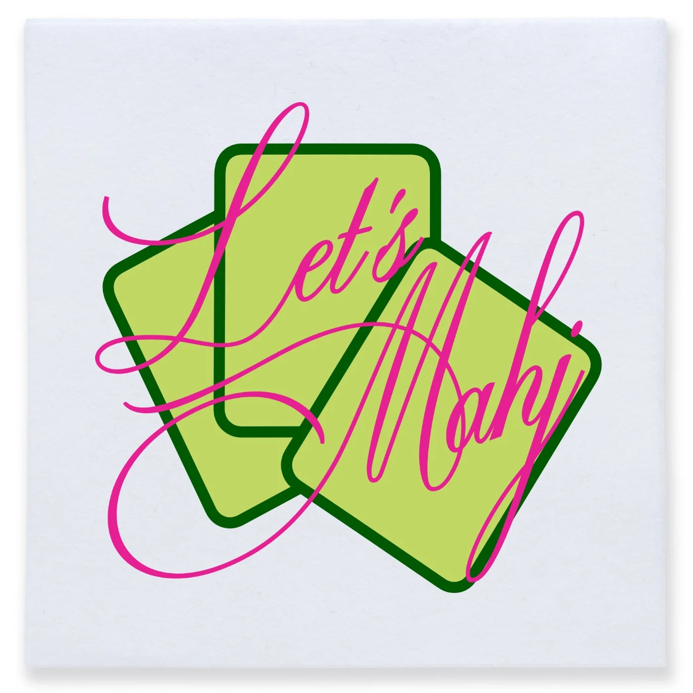 Let's Mahj Napkins