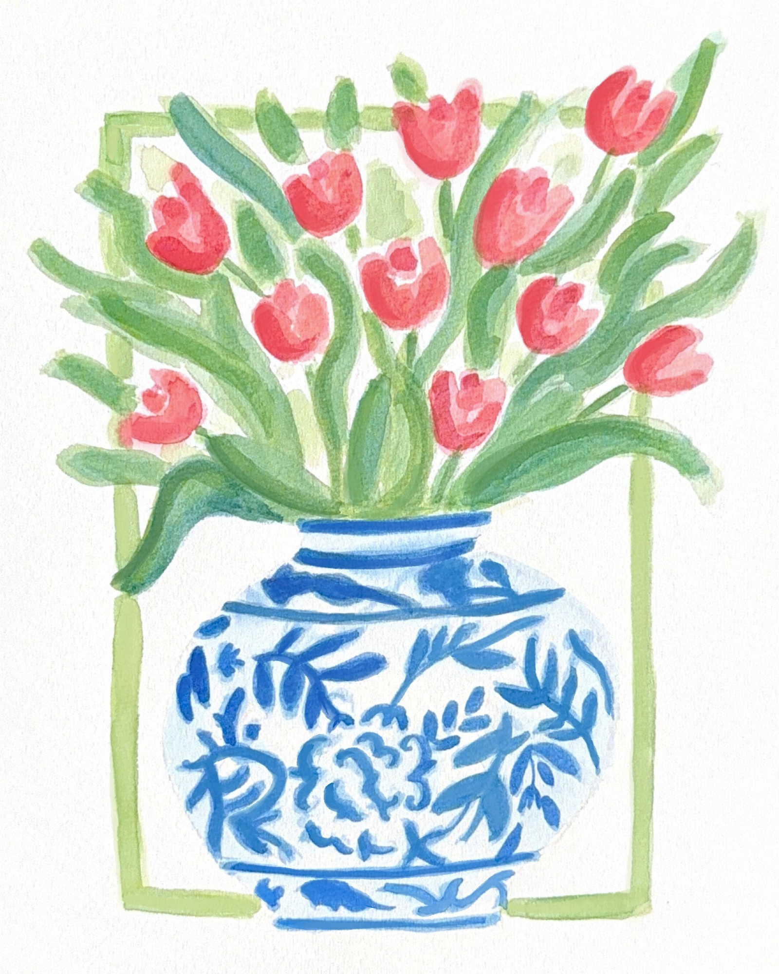 Chinoiserie Pink Tulips.png