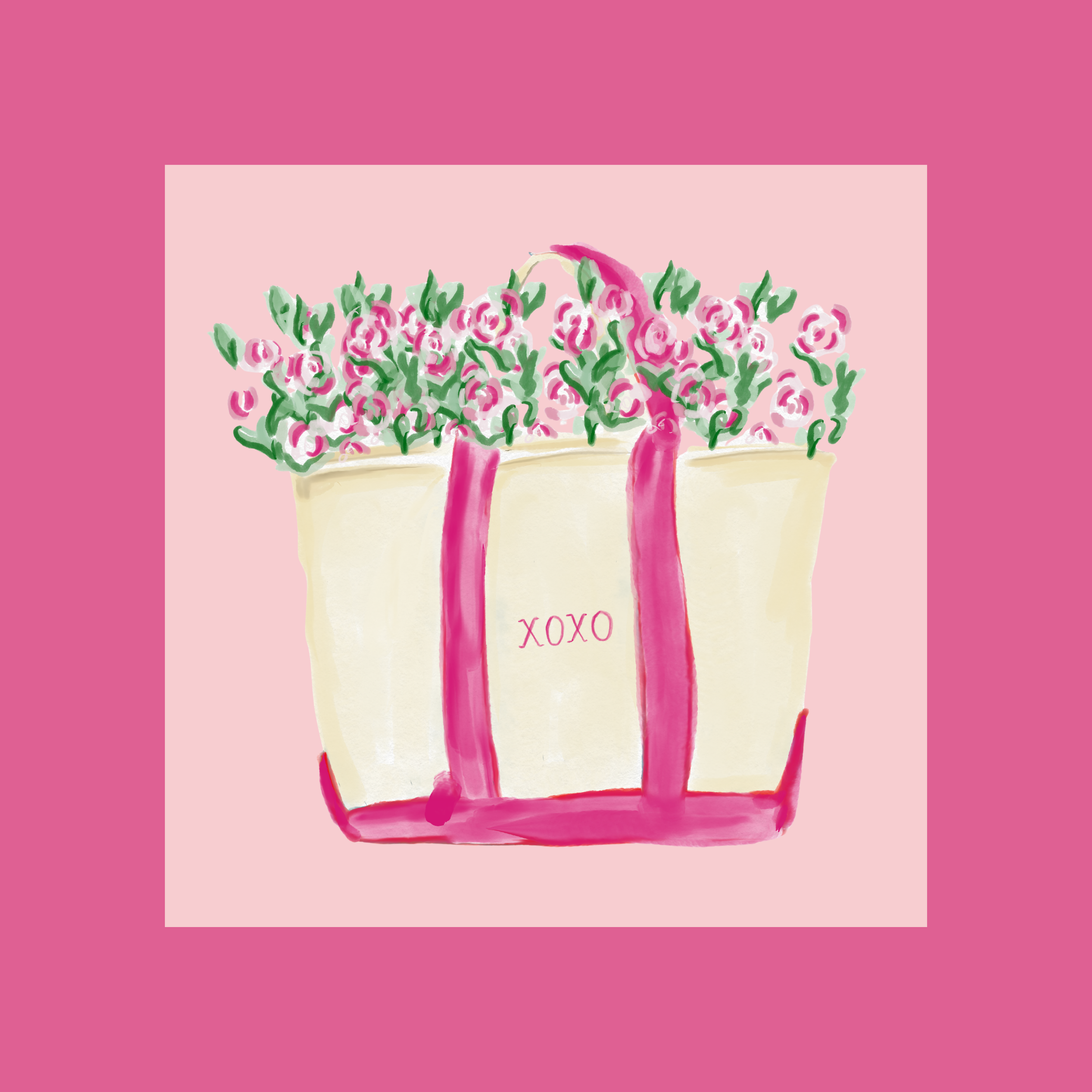 XOXO Boat Tote Gift Tags