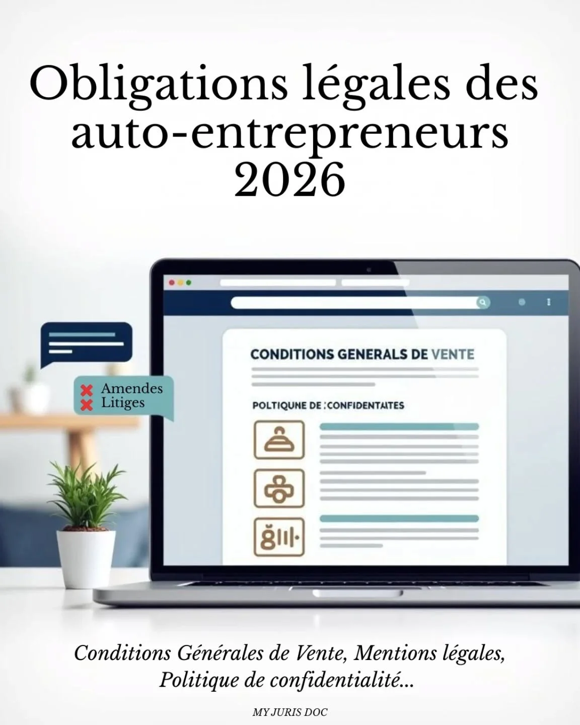 📌 Auto-entrepreneurs : &ecirc;tes-vous vraiment en r&egrave;gle ?
Beaucoup lancent leur activit&eacute;&hellip;
Mais oublient l&rsquo;essentiel.

Les documents l&eacute;gaux obligatoires

🧾 1️⃣ Les CGV (Conditions G&eacute;n&eacute;rales de Vente)
